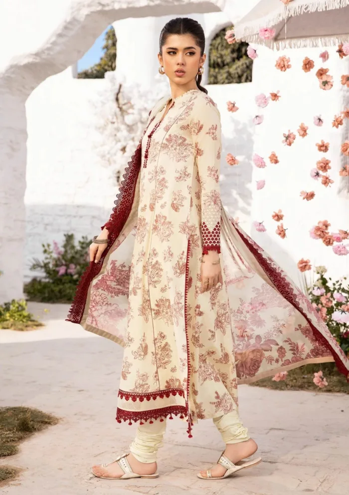 M.Basics MUS 08A Summer Unstitched 25 Luxury Lawn Collection - Image 2