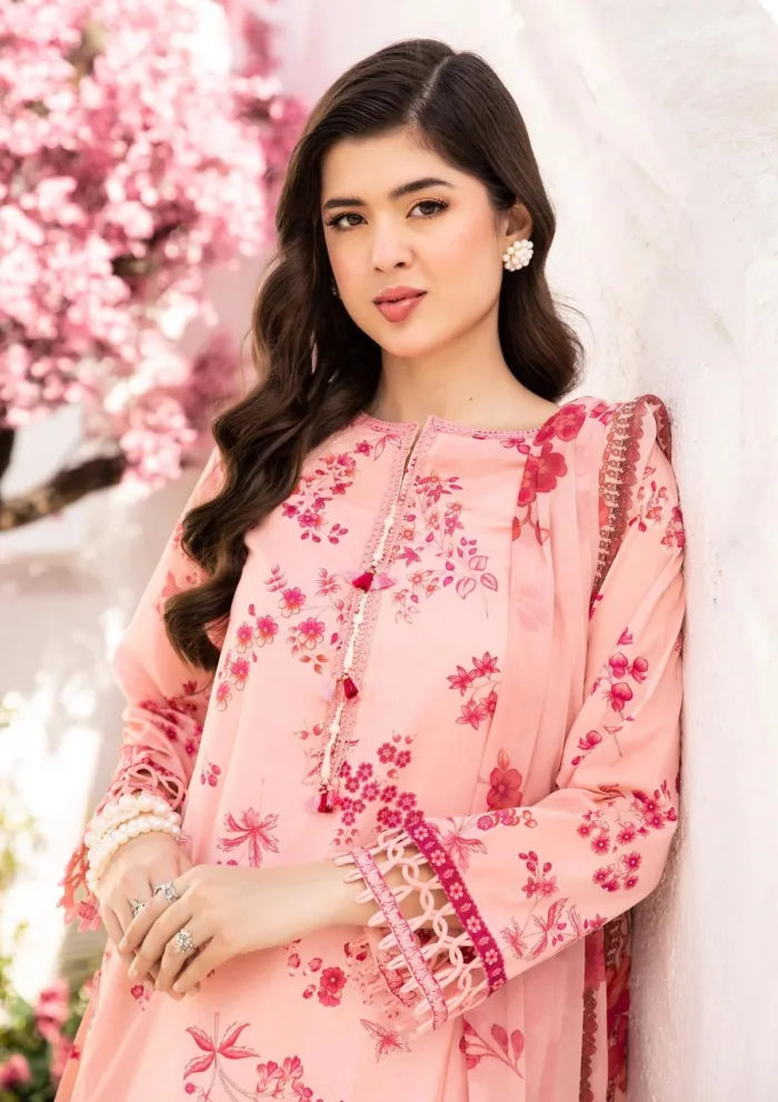 M.Basics MUS 09A Summer Unstitched 25 Luxury Lawn Collection - Image 3