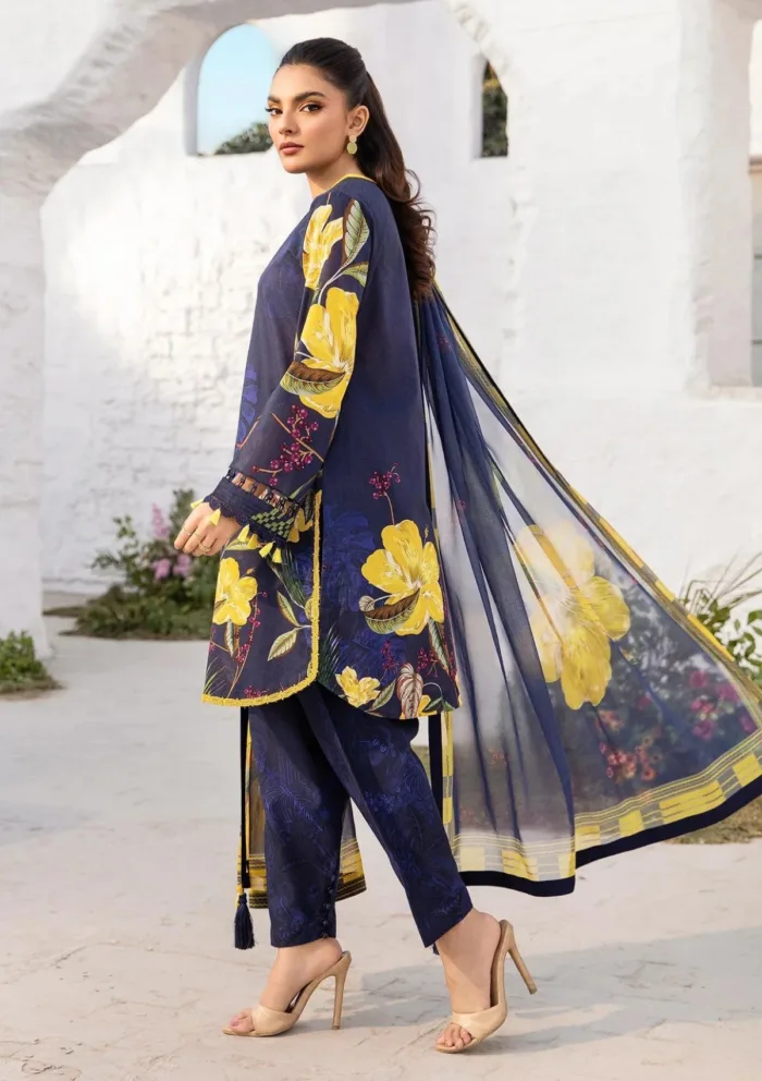 M.Basics MUS 10B Summer Unstitched 25 Luxury Lawn Collection - Image 2
