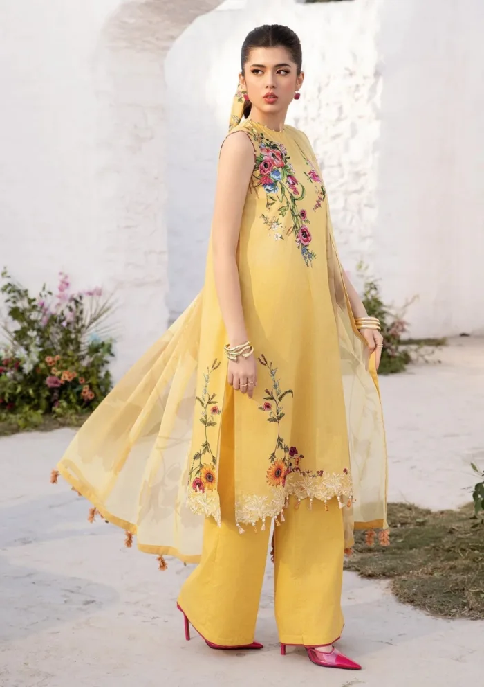 M.Basics MUS 12A Summer Unstitched 25 Luxury Lawn Collection - Image 2