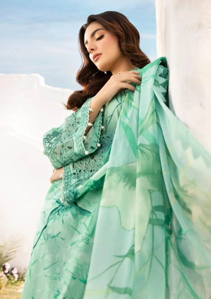 M.Basics MUS 13A Summer Unstitched 25 Luxury Lawn Collection - Image 3