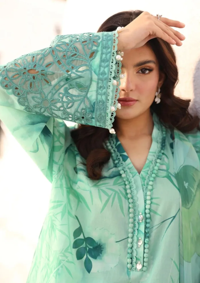 M.Basics MUS 13A Summer Unstitched 25 Luxury Lawn Collection - Image 4