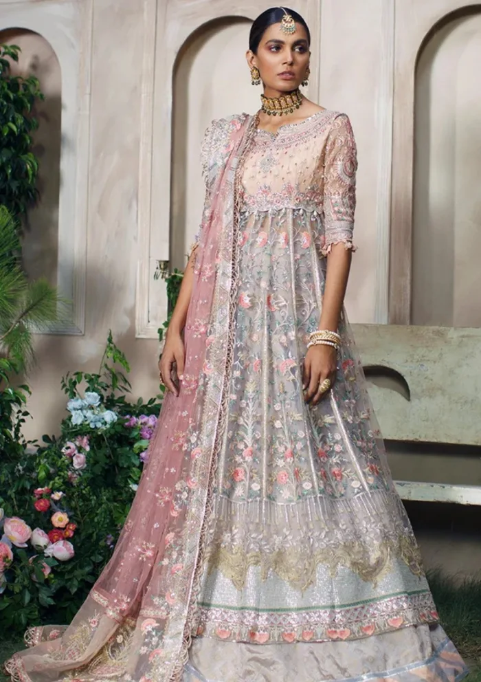 MAHGUL MW21 08 AMETHYST BLOOM Wedding Luxury Lawn Collection - Image 2