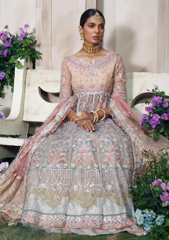 MAHGUL MW21 08 AMETHYST BLOOM Wedding Luxury Lawn Collection - Image 3