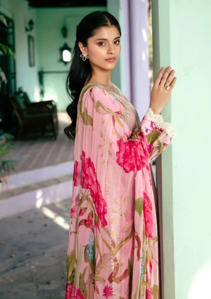 MM Manara VF 05 SIERRA Vintage Flora 25 Luxury Lawn Collection - Image 3