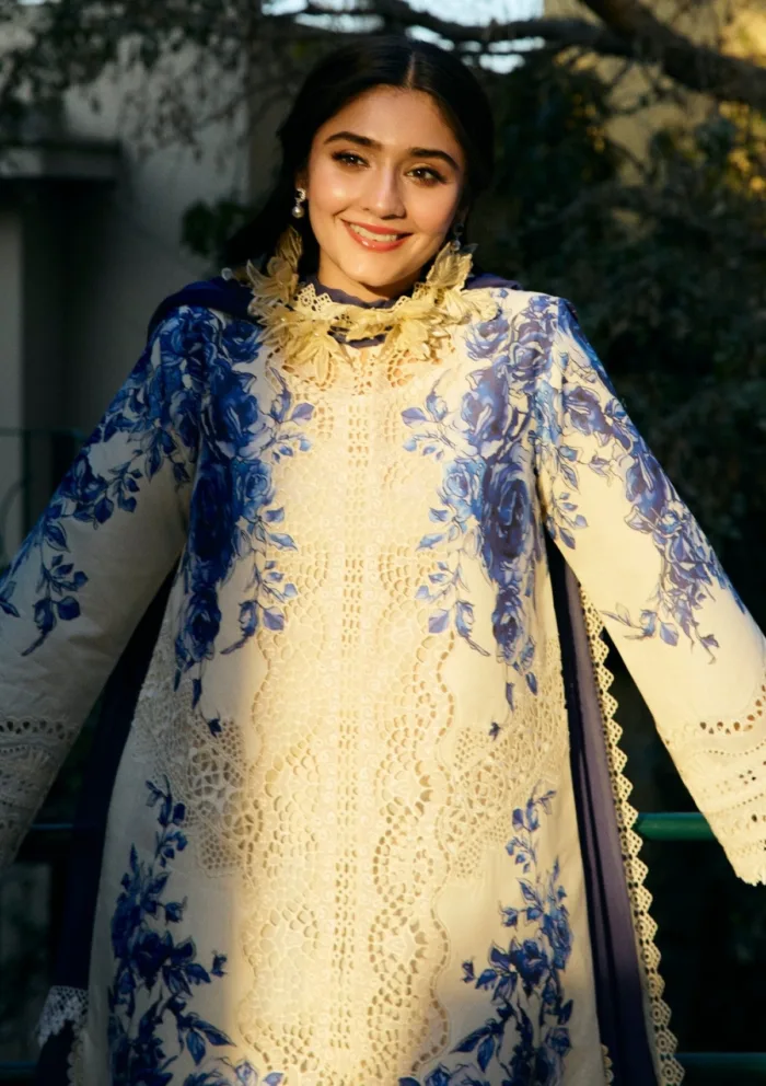 MM Manara VF 11 DUR E FISHAN Vintage Flora 25 Luxury Lawn Collection - Image 3