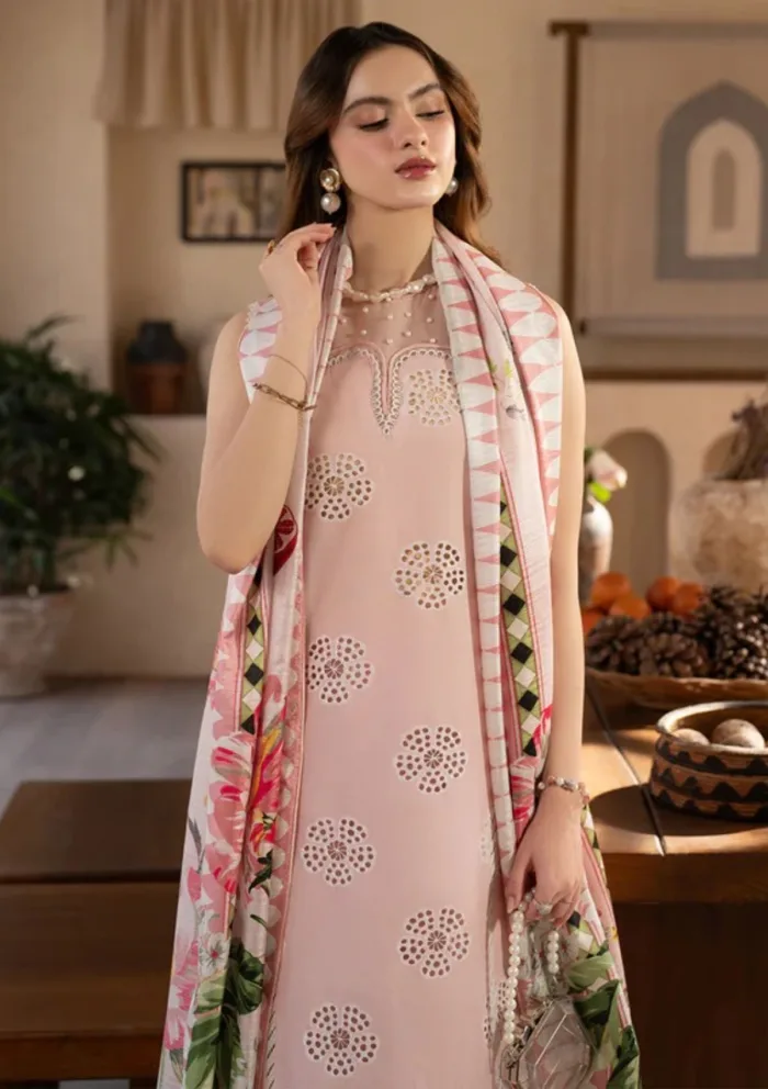 Mahnur D 01A Stella 2025 Luxury Lawn Collection - Image 3