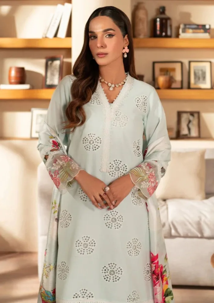 Mahnur D 01B Stella 2025 Luxury Lawn Collection - Image 4
