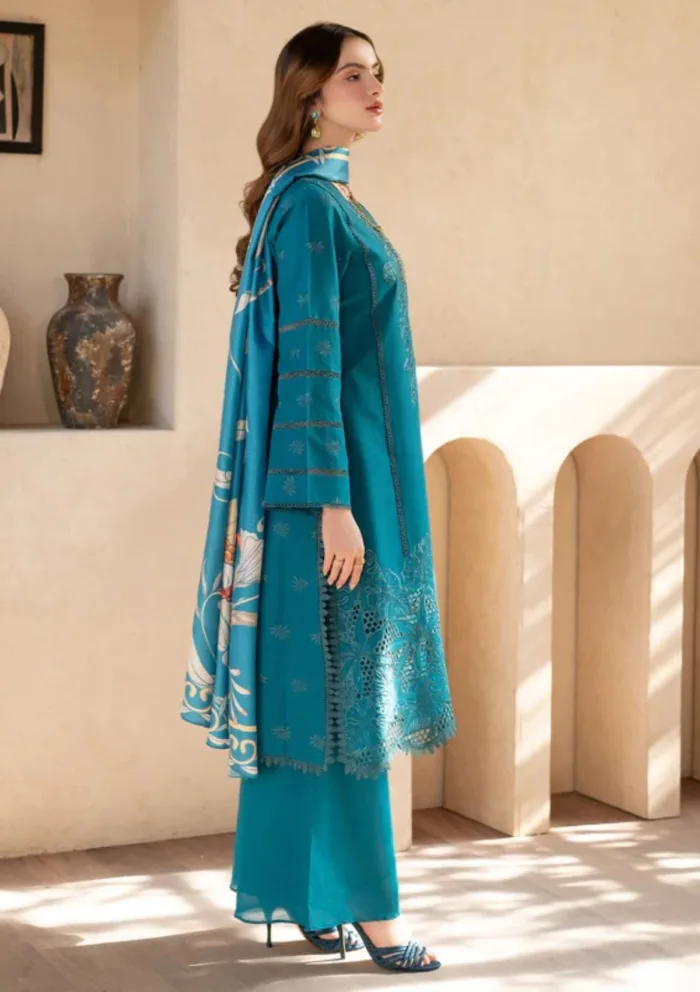 Mahnur D 03B Stella 2025 Luxury Lawn Collection - Image 2
