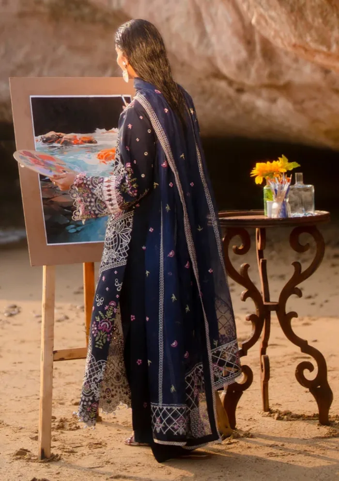 Mahnur D 04 Derya Sirene Luxury 25 Lawn Collection - Image 2