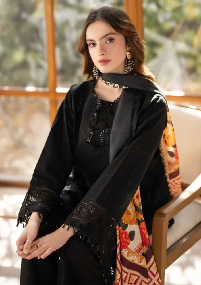 Mahnur D 05A Stella 2025 Luxury Lawn Collection - Image 5
