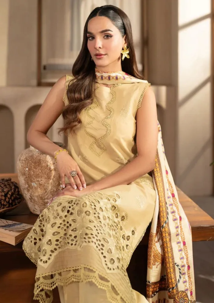 Mahnur D 06B Stella 2025 Luxury Lawn Collection - Image 3