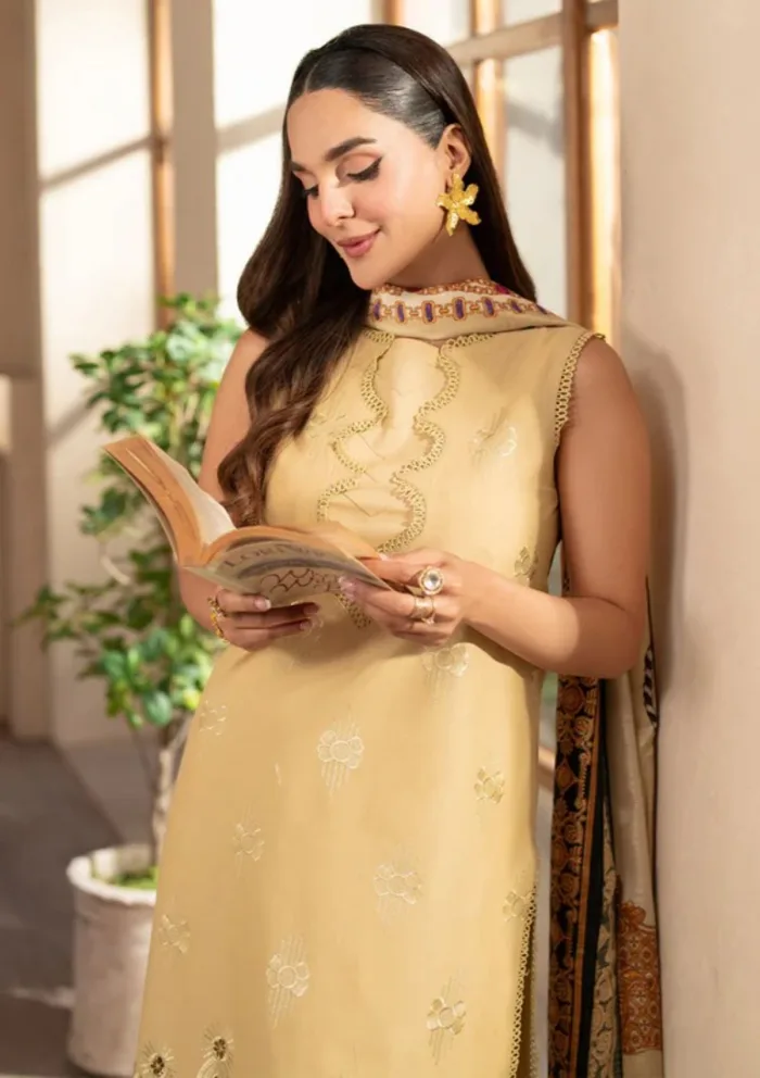 Mahnur D 06B Stella 2025 Luxury Lawn Collection - Image 4