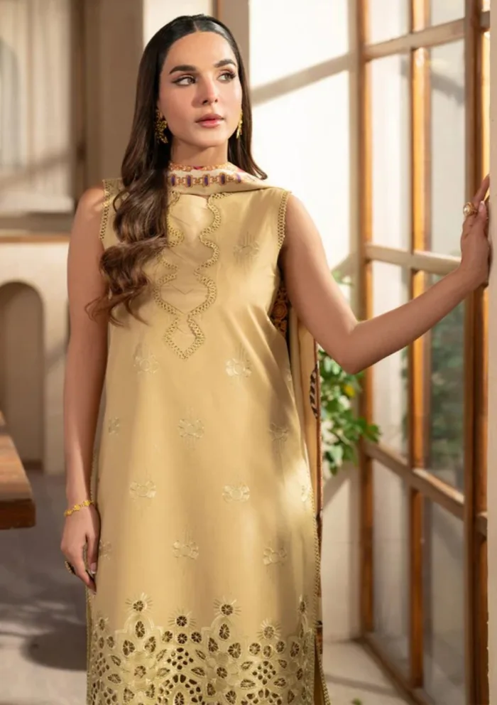 Mahnur D 06B Stella 2025 Luxury Lawn Collection - Image 5