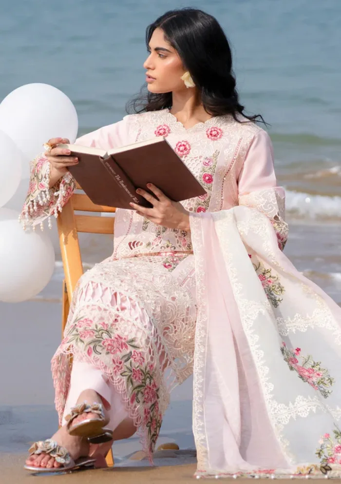 Mahnur D 07 Azalea Sirene Luxury 25 Lawn Collection - Image 3