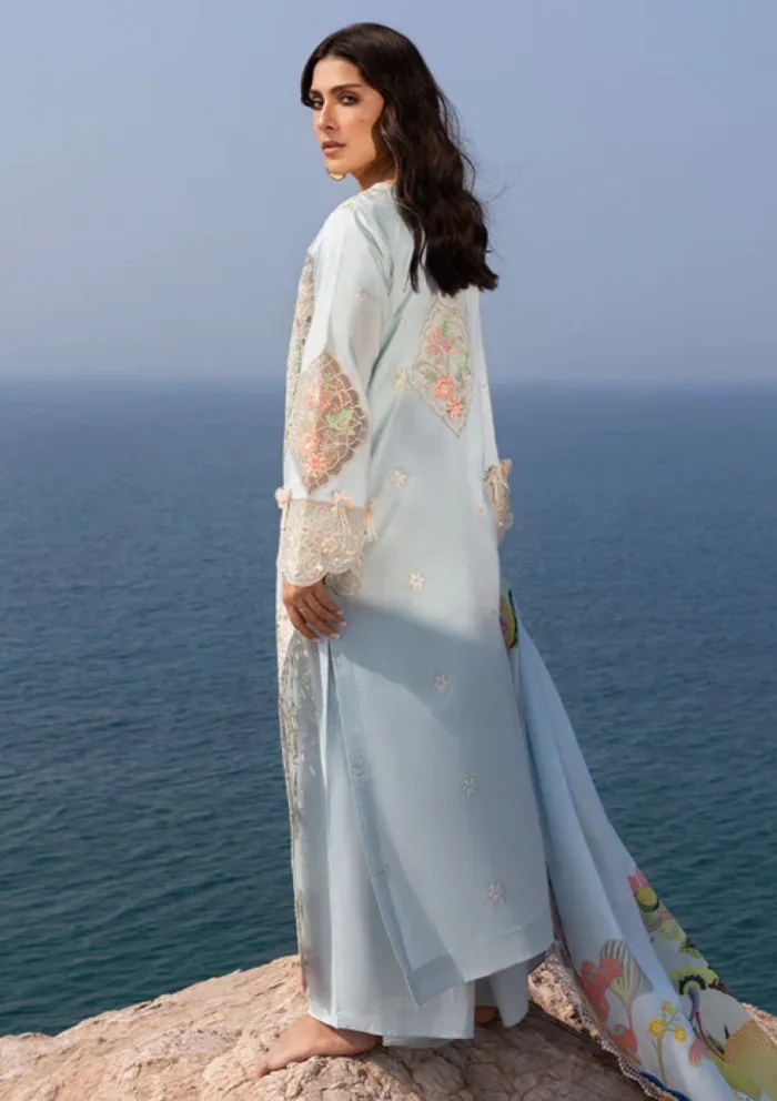 Mahnur D 10 Luna Sirene Luxury 25 Lawn Collection - Image 2