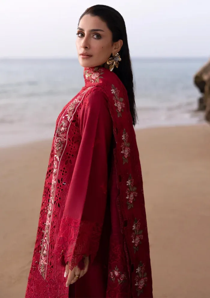 Mahnur D 2A Scarlett Sirene Luxury 25 Lawn Collection - Image 3