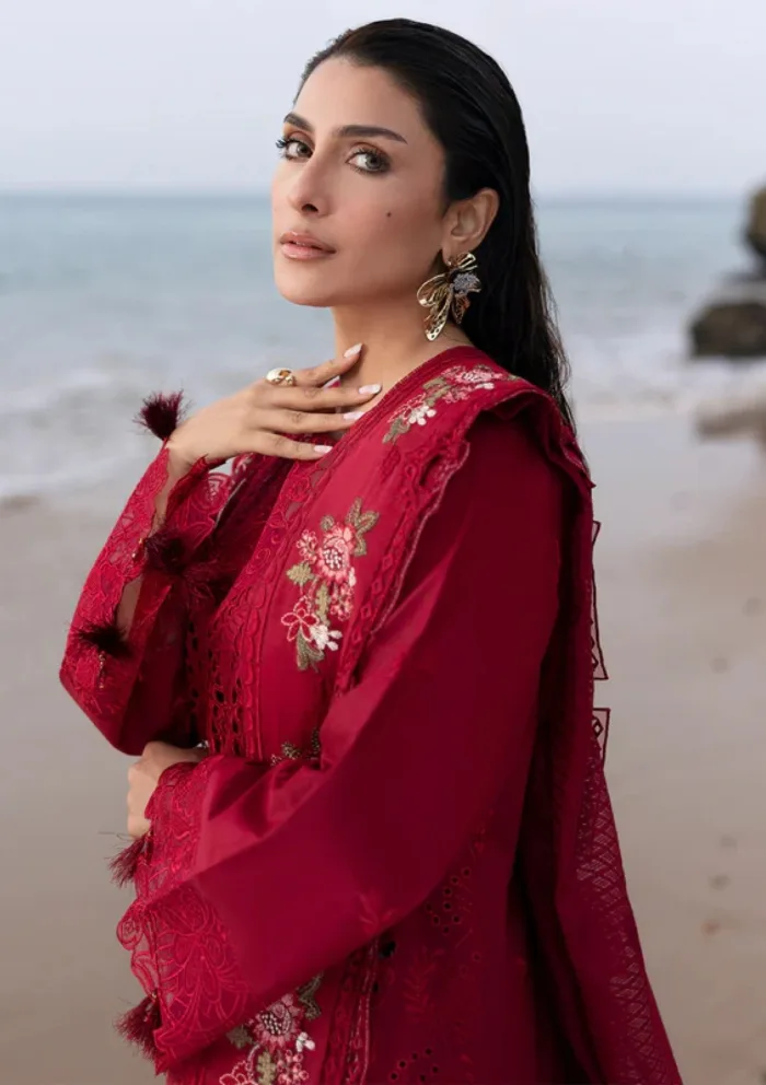 Mahnur D 2A Scarlett Sirene Luxury 25 Lawn Collection - Image 4