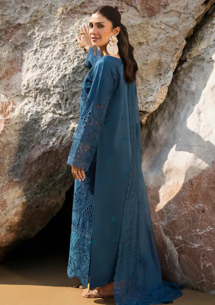 Mahnur D 3A Iris Sirene Luxury 25 Lawn Collection - Image 2