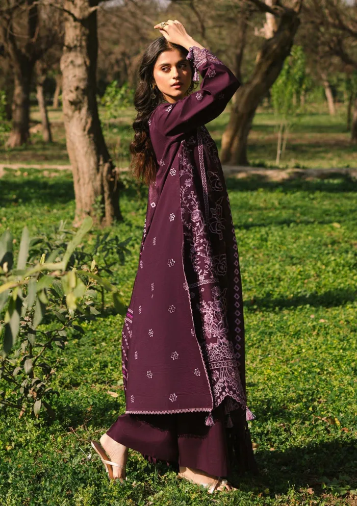 Mahnur Luxury 25 D 01 B Lea Dahlia Lawn Collection - Image 3