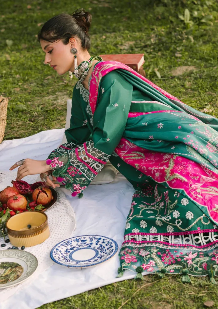Mahnur Luxury 25 D 02 A Ara Dahlia Lawn Collection - Image 4