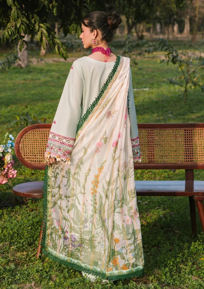 Mahnur Luxury 25 D 03 Ana Dahlia Lawn Collection - Image 2