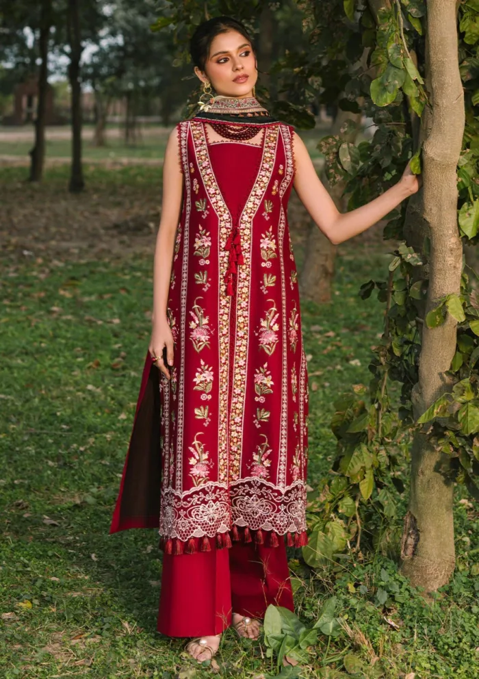 Mahnur Luxury 25 D 05 A Rosina Dahlia Lawn Collection - Image 4