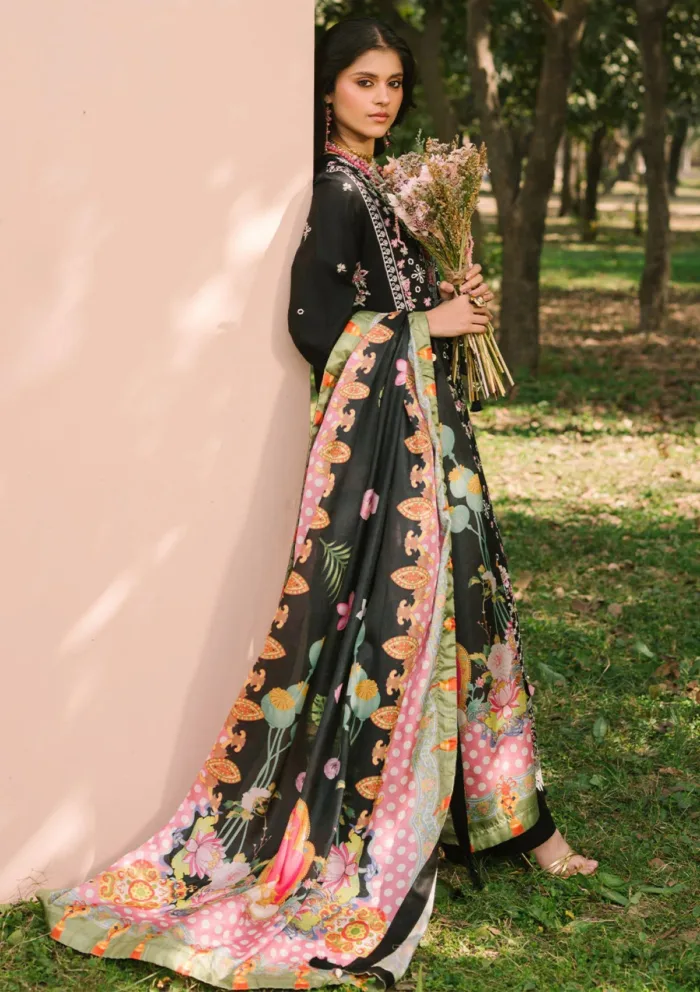 Mahnur Luxury 25 D 07 B Aurora Dahlia Lawn Collection - Image 4