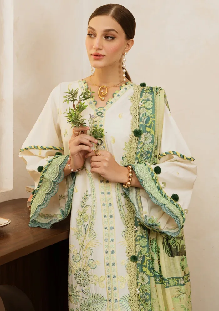 Mahnur MAHGUL Florence Luxury 25 Lawn Collection - Image 4