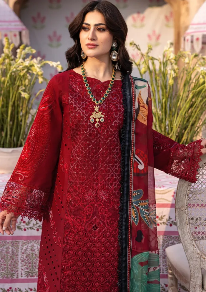 Mahnur MHJ 03 Elena Husn e Jahan Luxury Lawn Collection - Image 2