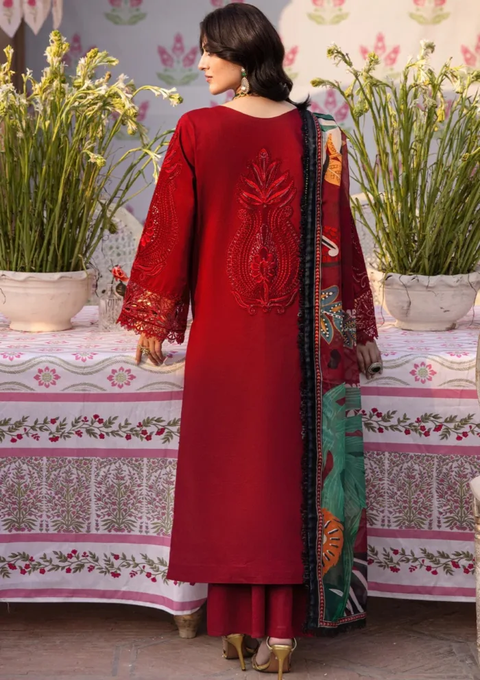 Mahnur MHJ 03 Elena Husn e Jahan Luxury Lawn Collection - Image 3