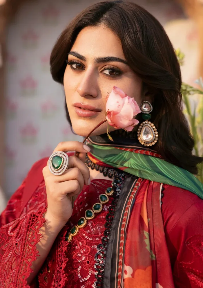 Mahnur MHJ 03 Elena Husn e Jahan Luxury Lawn Collection - Image 4