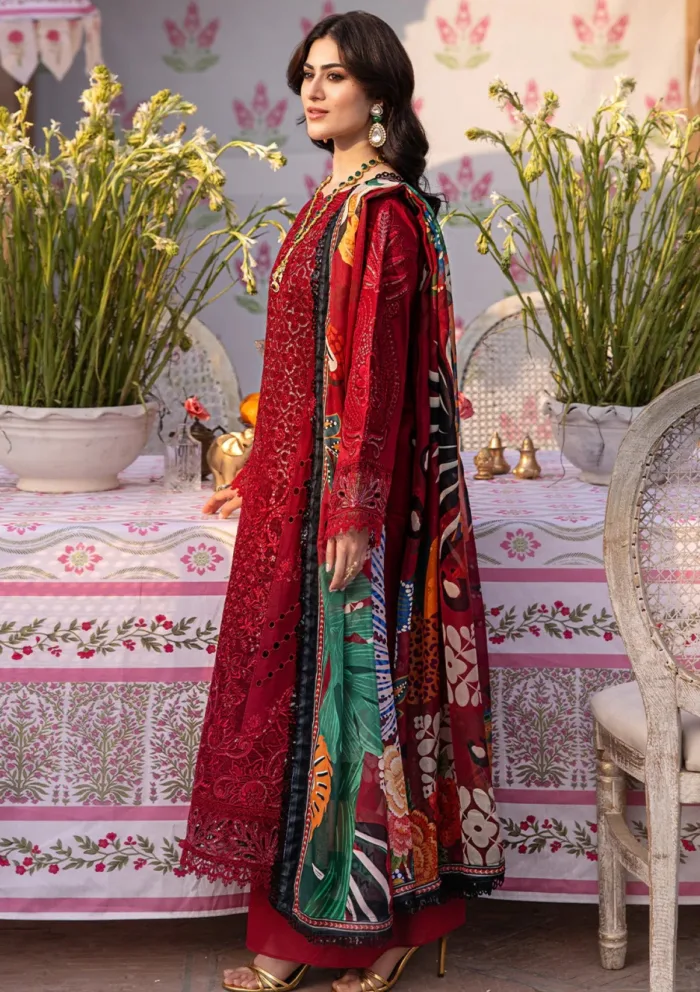 Mahnur MHJ 03 Elena Husn e Jahan Luxury Lawn Collection - Image 5