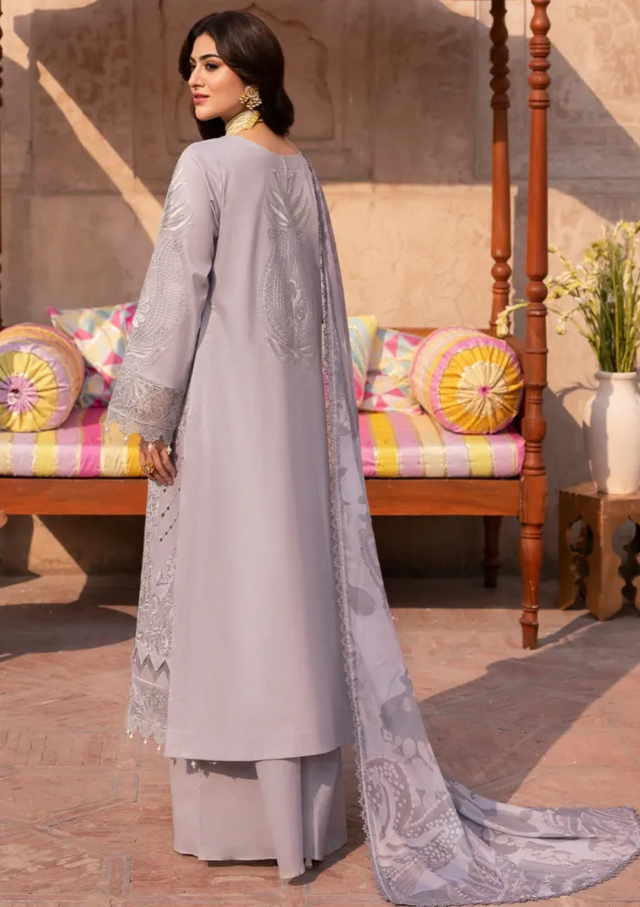 Mahnur MHJ 04 Maeve Husn e Jahan Luxury Lawn Collection - Image 3
