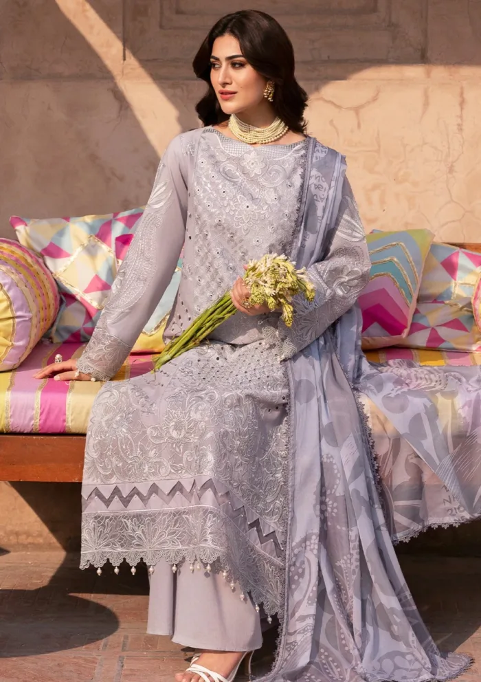 Mahnur MHJ 04 Maeve Husn e Jahan Luxury Lawn Collection - Image 5