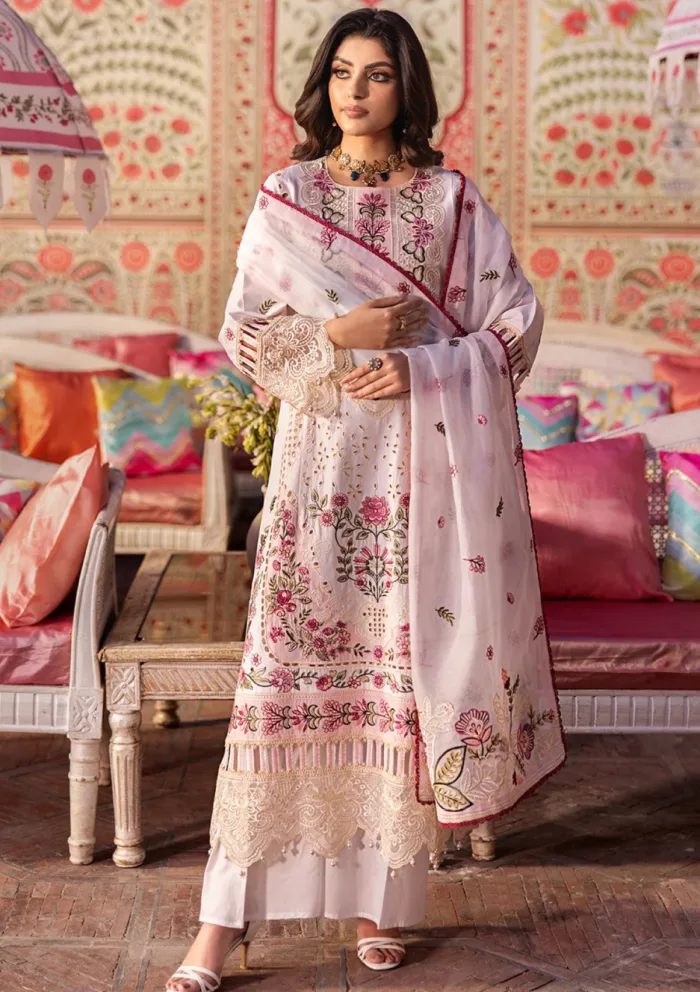 Mahnur MHJ 06 Eileen Husn e Jahan Luxury Lawn Collection - Image 4