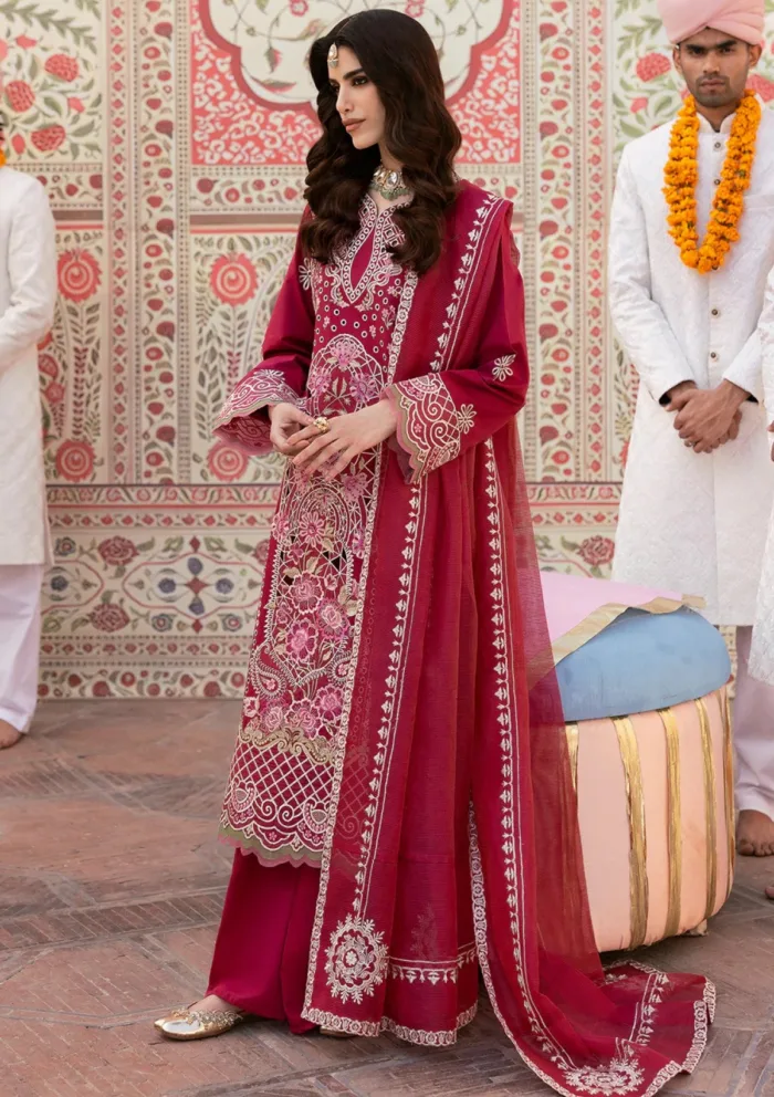 Mahnur MHJ 09 Leyla Husn e Jahan Luxury Lawn Collection - Image 6