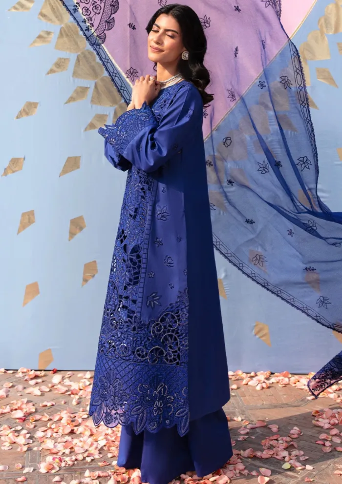Mahnur MHJ 12 Esme Husn e Jahan Luxury Lawn Collection - Image 5