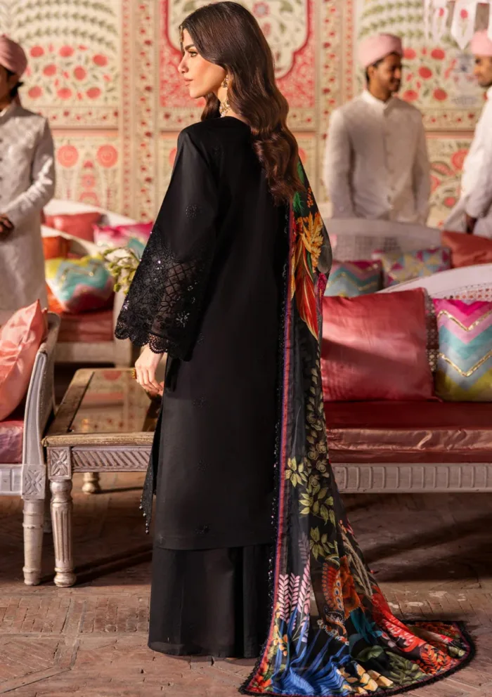 Mahnur MHJ 13 Aaina Husn e Jahan Luxury Lawn Collection - Image 3
