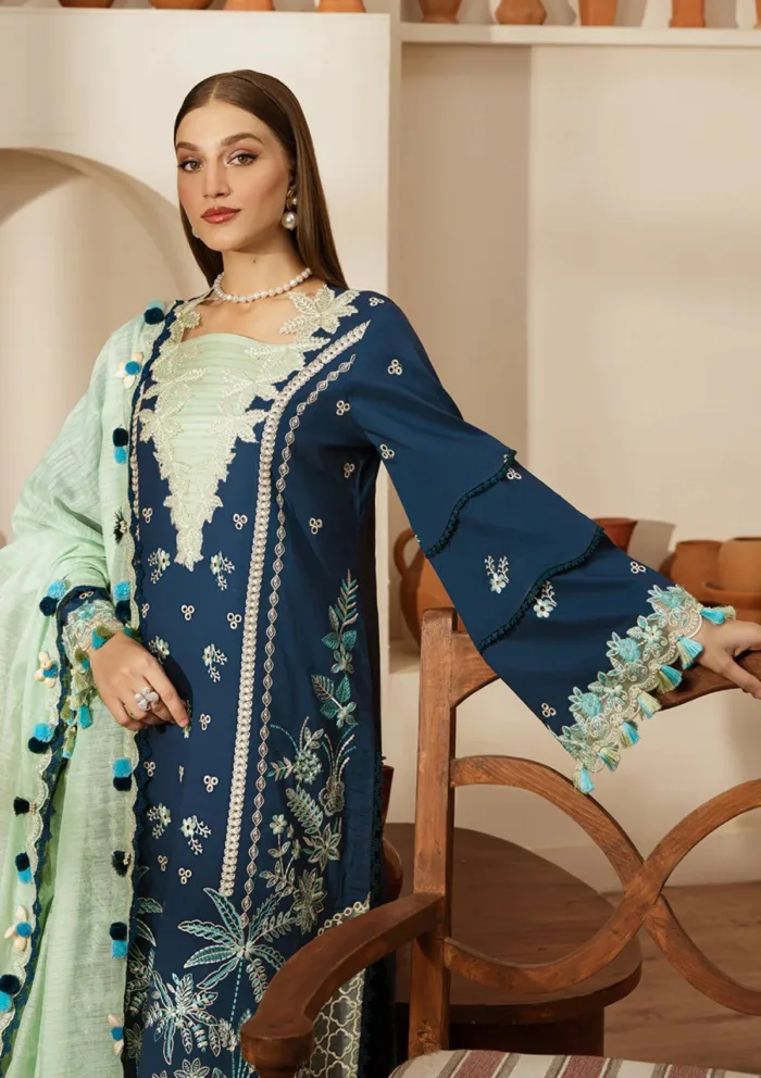 Mahnur MIRAAL Florence Luxury 25 Lawn Collection - Image 4