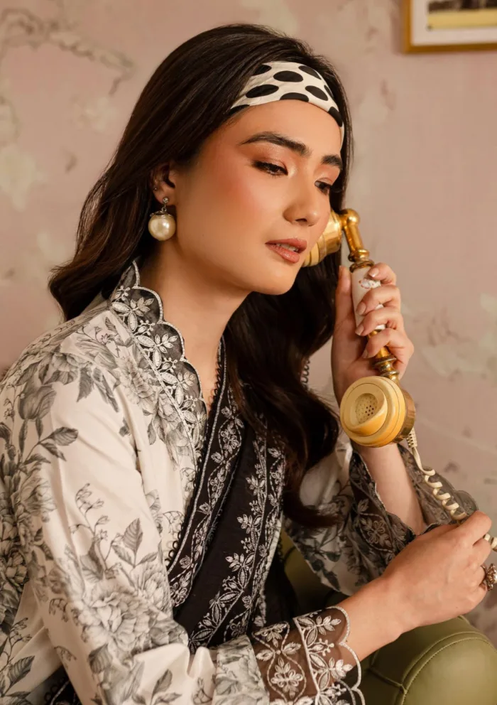 Mahnur Printkari Edit ML25 06 Leila Luxury Lawn Collection - Image 3