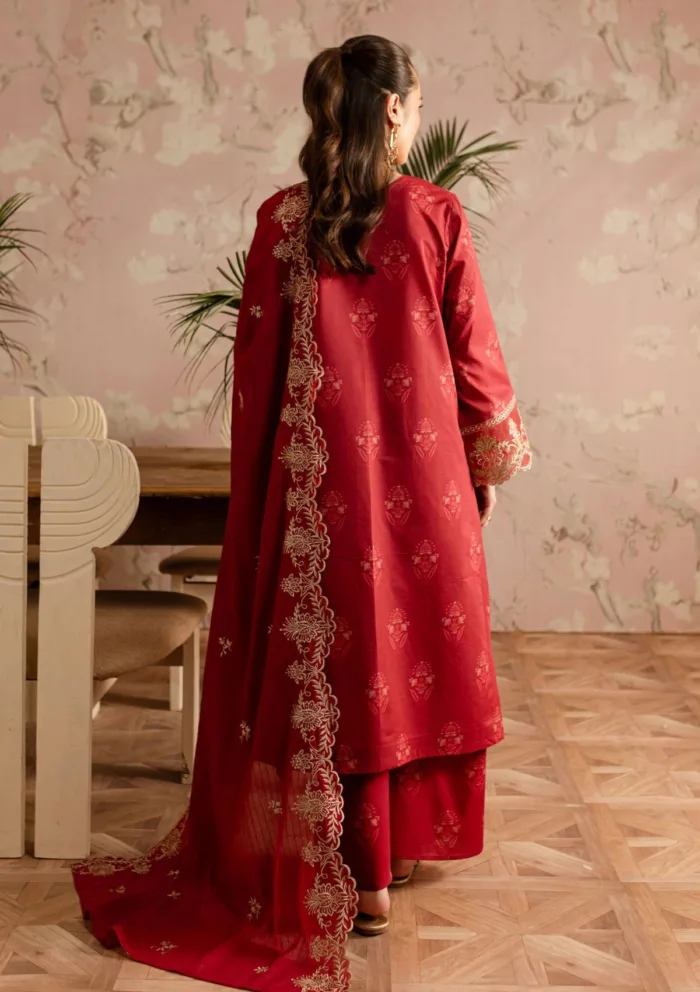 Mahnur Printkari Edit ML25 07 Leila Luxury Lawn Collection - Image 2