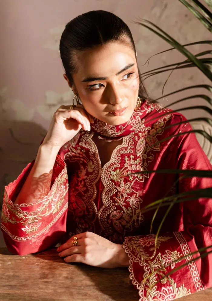 Mahnur Printkari Edit ML25 07 Leila Luxury Lawn Collection - Image 3