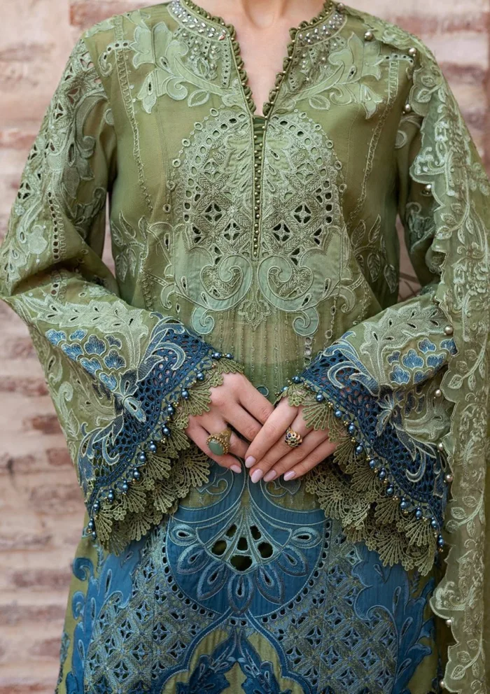 Maria B MBV25 1A Voyage Luxe Luxury Lawn Collection - Image 3