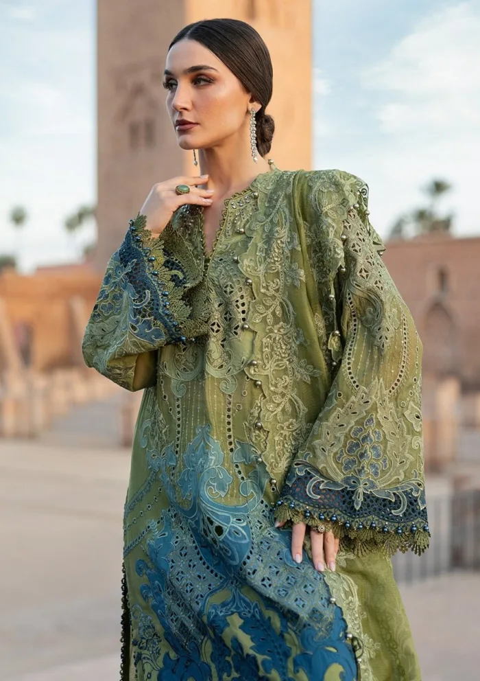 Maria B MBV25 1A Voyage Luxe Luxury Lawn Collection - Image 4