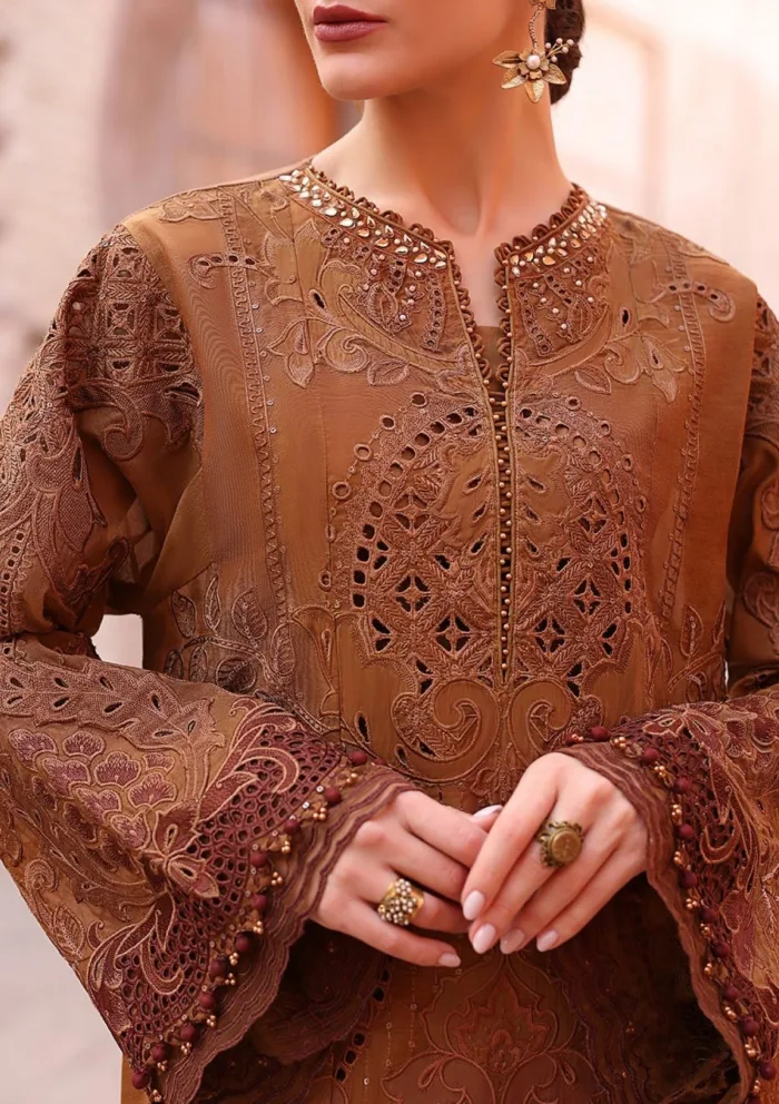 Maria B MBV25 1B Voyage ƒLuxe Luxury Lawn Collection - Image 3