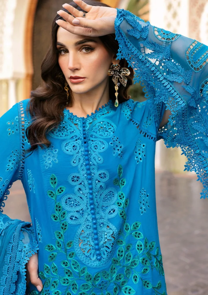 Maria B MBV25 3B Voyage ƒLuxe Luxury Lawn Collection - Image 2