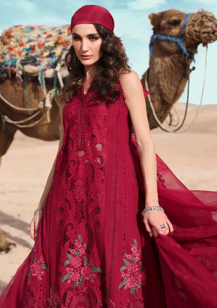Maria B MBV25 4A Voyage ƒLuxe Luxury Lawn Collection - Image 2