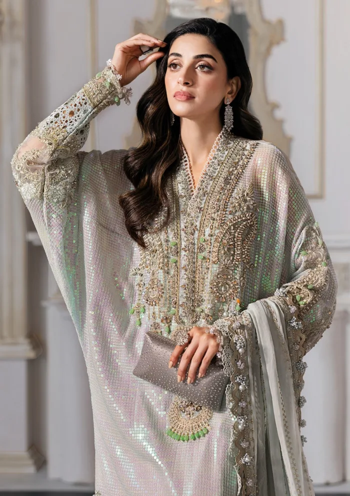 Maria B MME 05 Mbroidered Unstitched Edition 25 Luxury Lawn Collection - Image 2