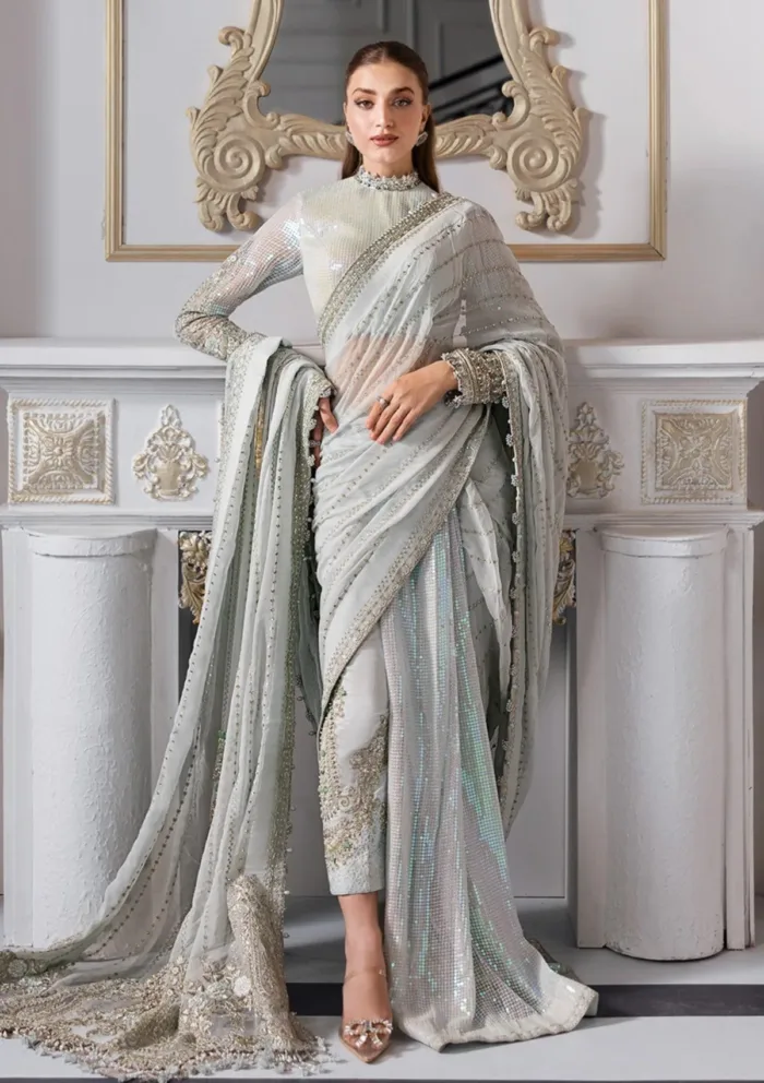 Maria B MME 05 Mbroidered Unstitched Edition 25 Luxury Lawn Collection - Image 5